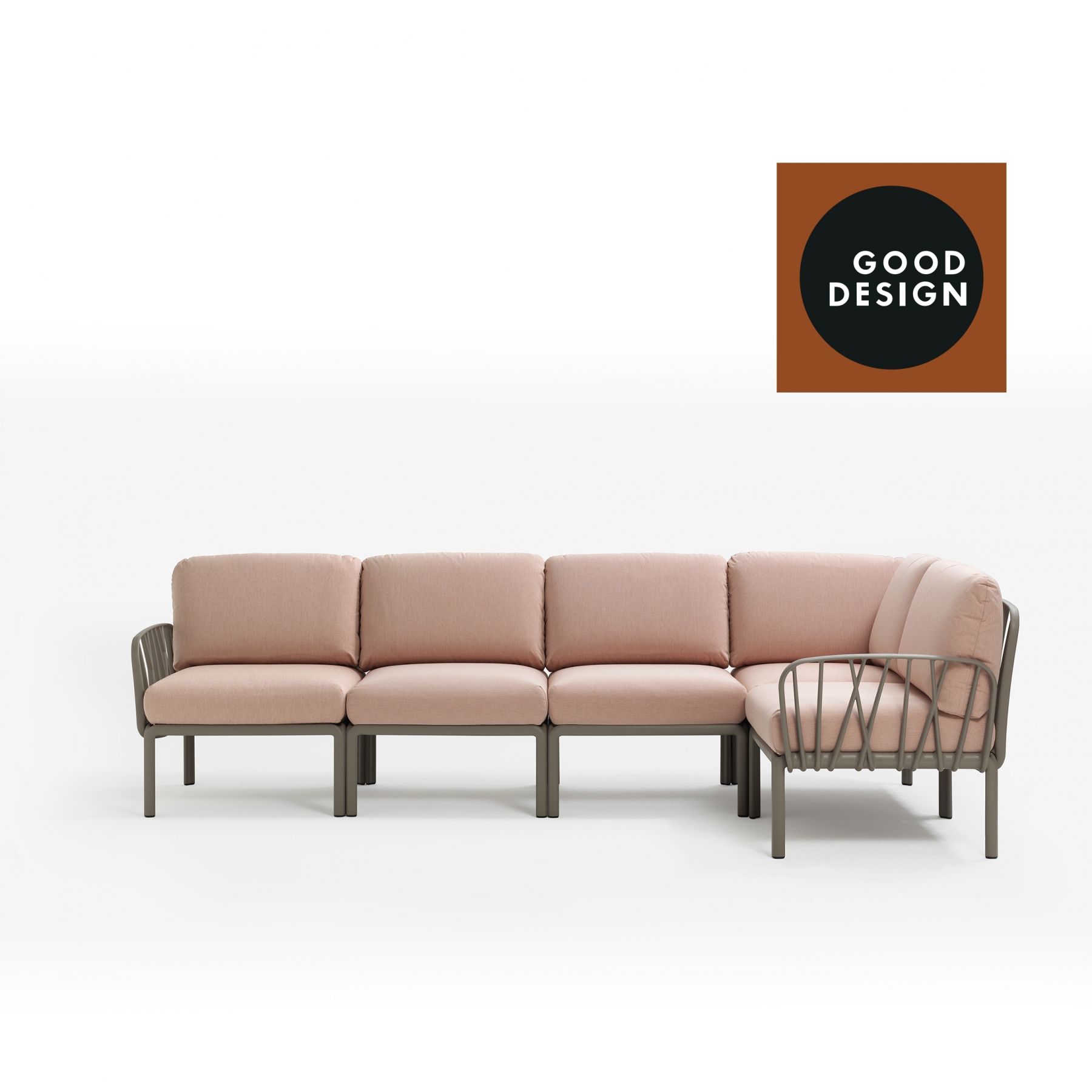 Komodo 5, a modular sofa for outdoor use ‹ Nardi Outdoor